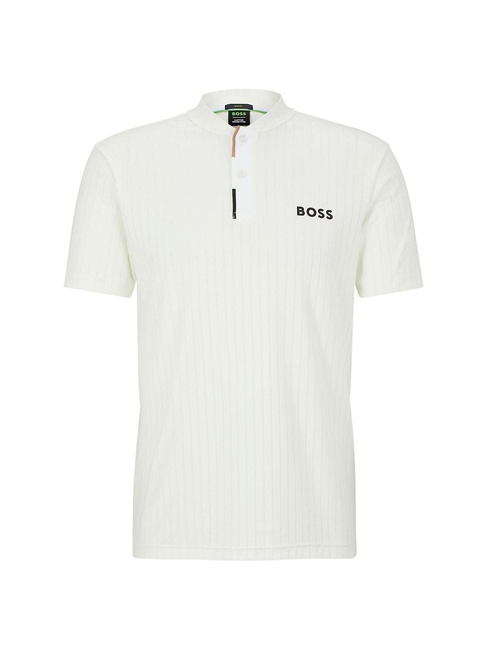 Mens BOSS x Matteo Berrettini Slim-Fit Polo Shirt Product Image