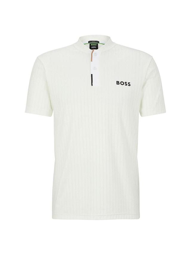 Mens BOSS x Matteo Berrettini Slim-Fit Polo Shirt Product Image