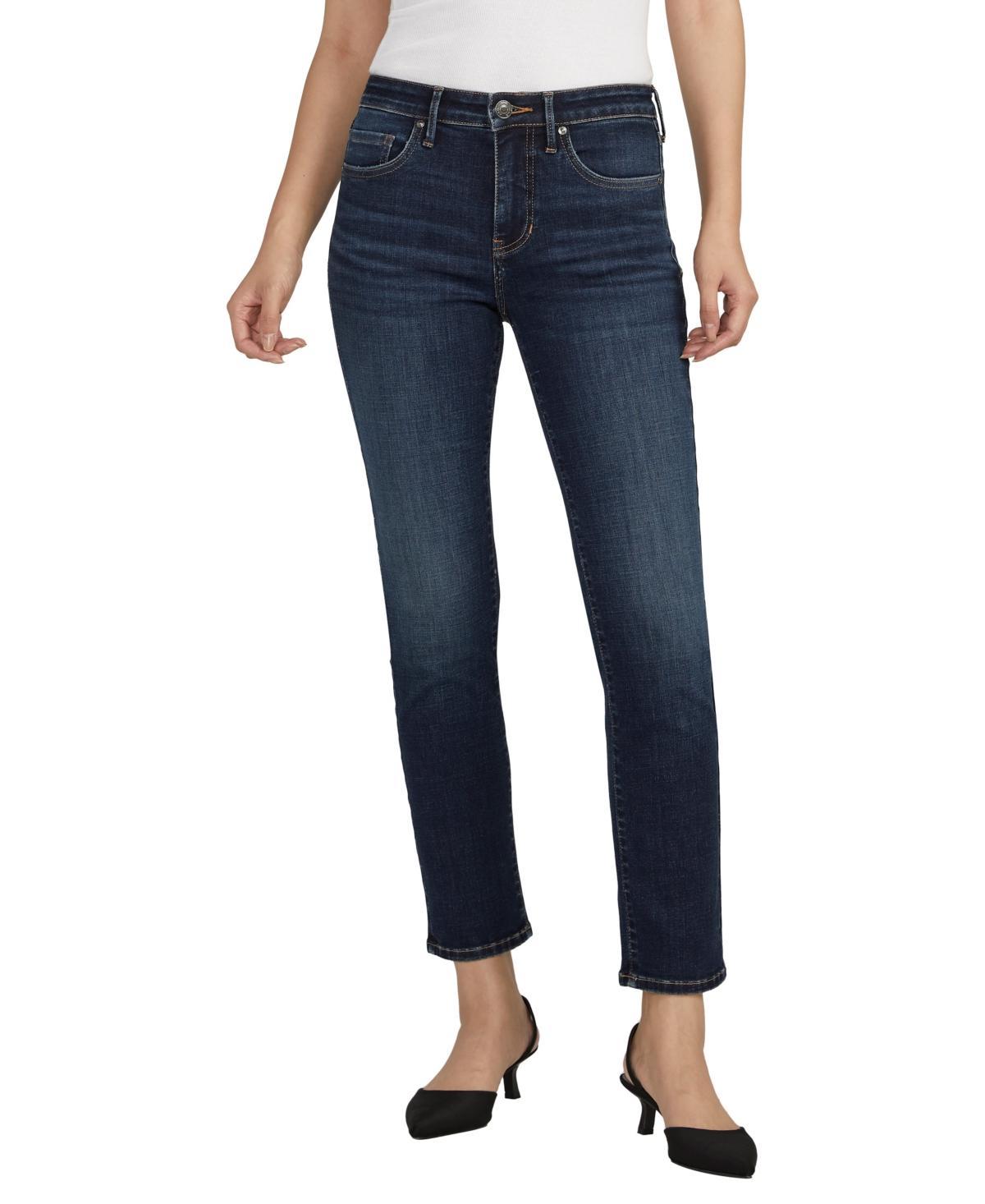 Jag Jeans Cassie Mid-Rise Slim Straight Leg Jeans Product Image