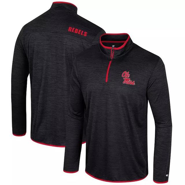 Mens Colosseum Ole Miss Rebels Wright Quarter-Zip Windshirt Product Image