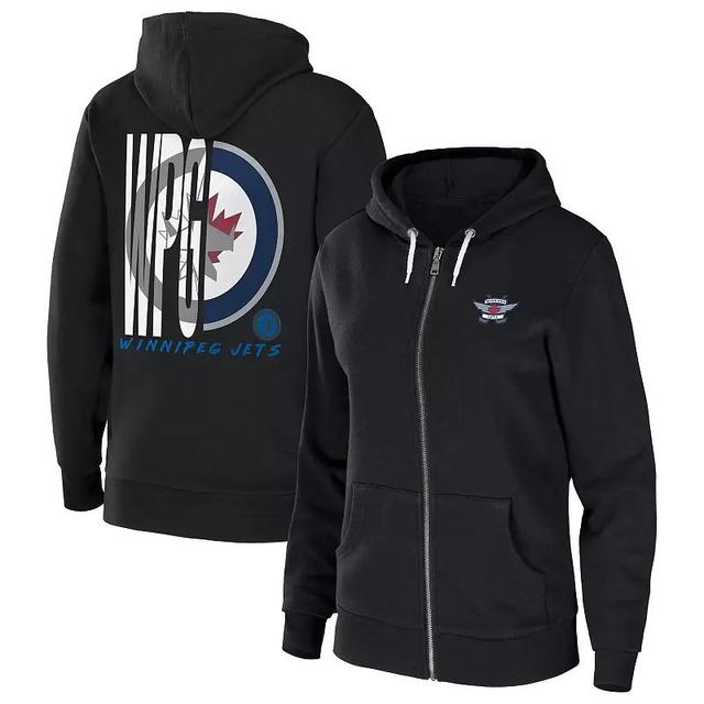 Womens WEAR by Erin Andrews Washington Capitals Sponge Fleece Full-Zip Hoodie Product Image