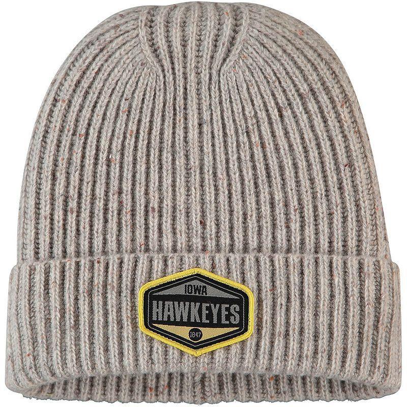 Mens Top of the World Gray Iowa Hawkeyes Alp Cuffed Knit Hat Product Image