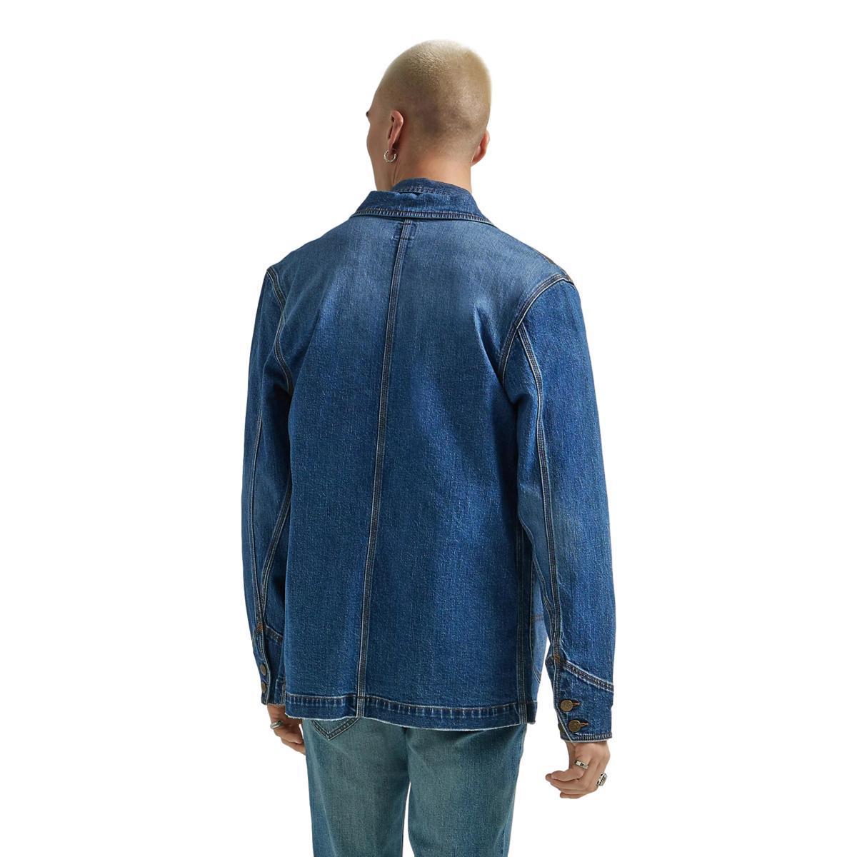 Denim Chore Coat Mid Wash Product Image