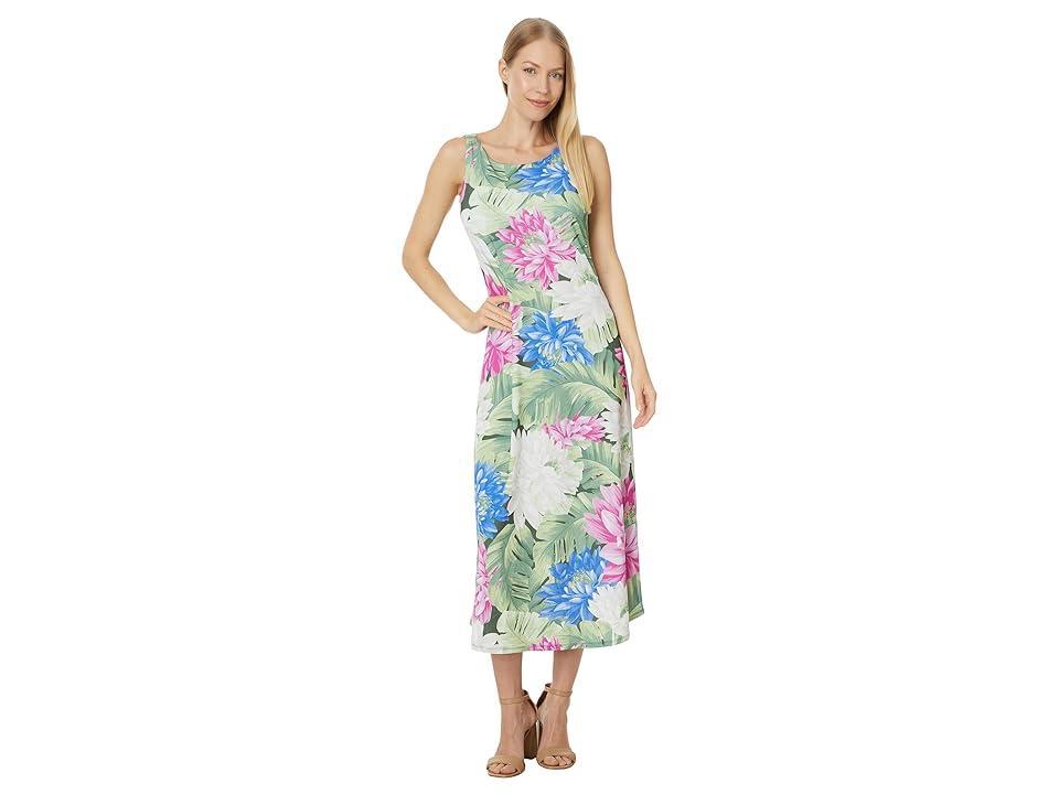 Tommy Bahama Lush Lotus Midi Dress (Banana Leaves) Women's Dress Product Image