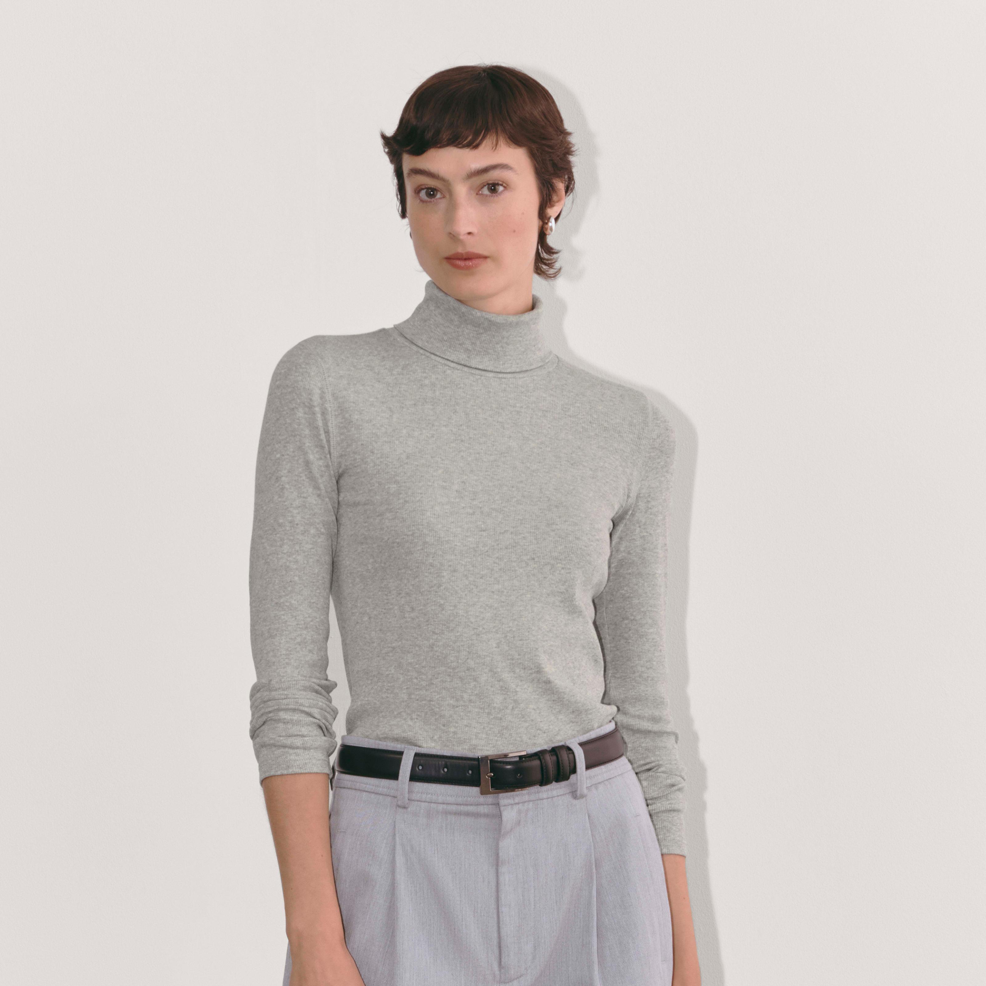 Womens Luxe Rib Turtleneck Sweater by Everlane Product Image