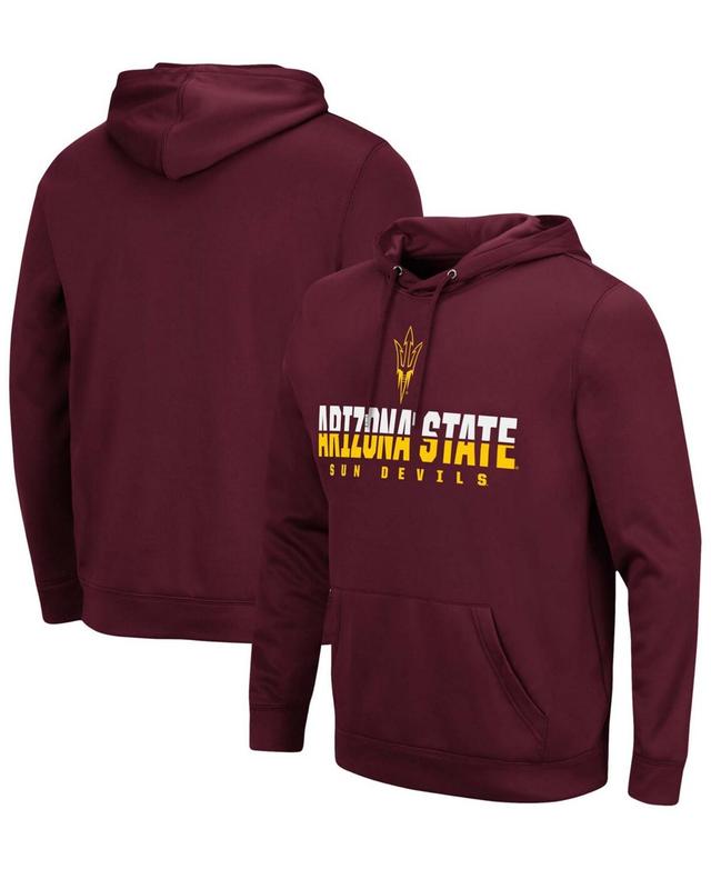 Mens Colosseum Maroon Arizona State Sun Devils Lantern Pullover Hoodie Product Image