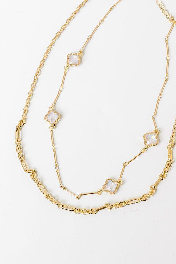 Spotlight Delight Layered Necklace Product Image