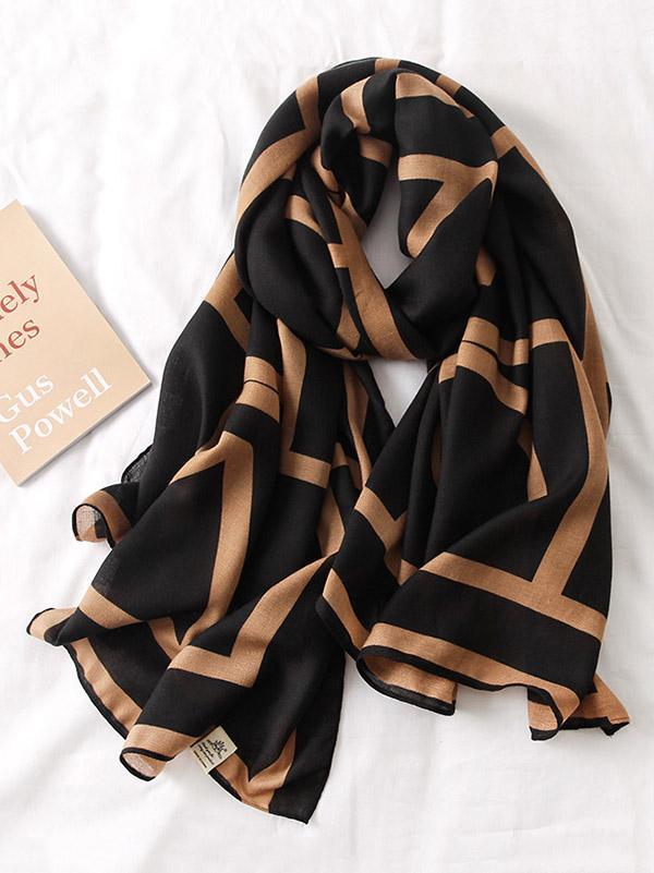 Printed Stylish Sun-Proof Silk Scarf Product Image