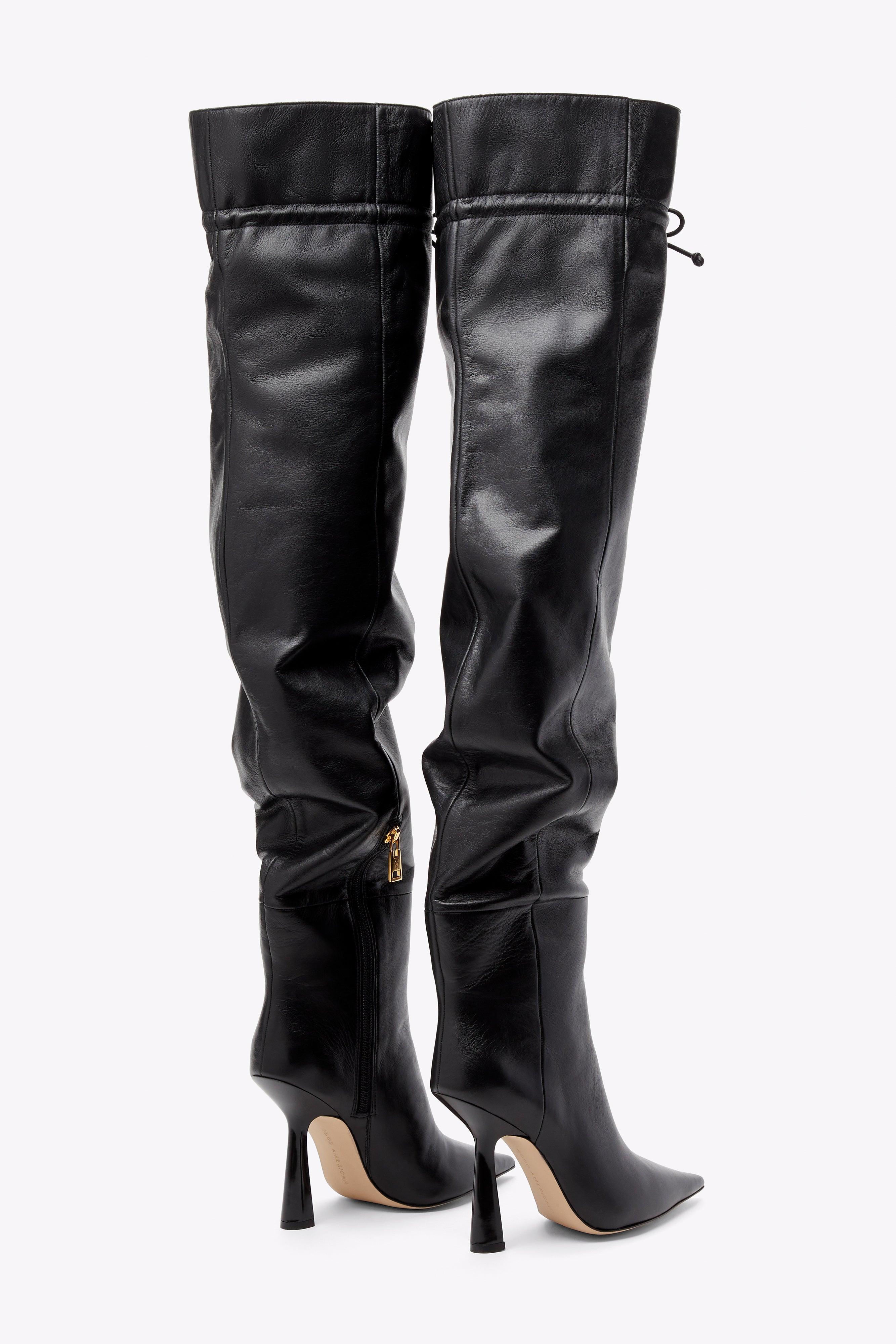 OVER THE KNEE BOOT | BLACK001 Product Image