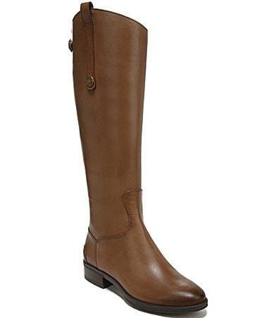 Womens Penny Leather Riding Boots Product Image