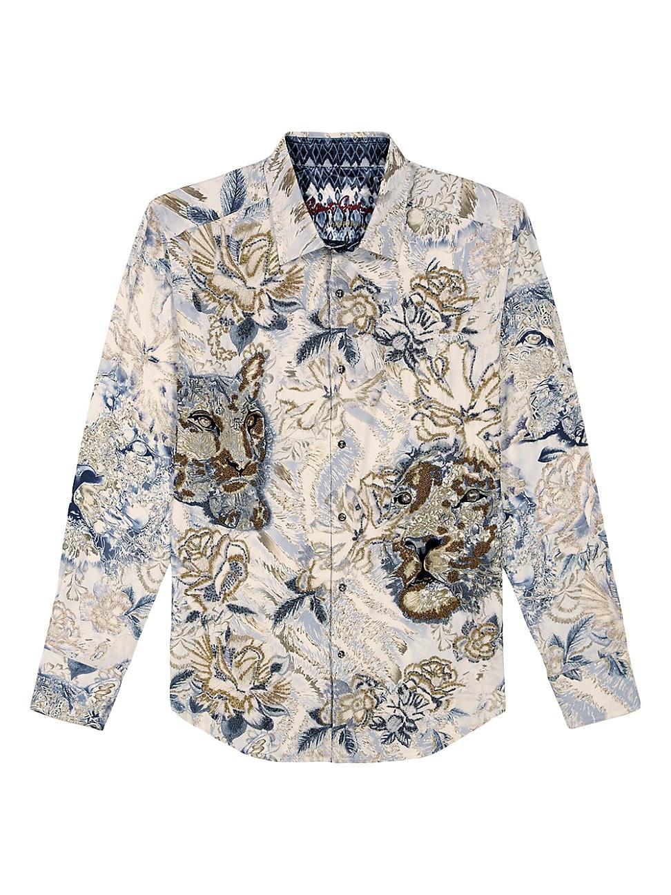 Men's Limited Edition Floral Woven Sport Shirt Product Image