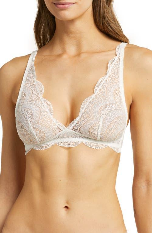 Womens Karma Scalloped Lace Triangle Bra Product Image