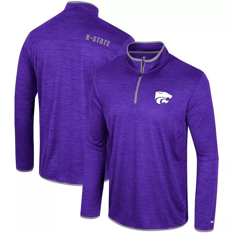 Mens Colosseum Kansas State Wildcats Wright Quarter-Zip Windshirt Product Image