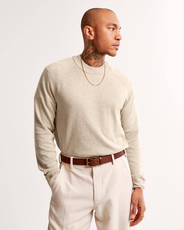 Pima Cotton Classic Stitch Crew Sweater Product Image