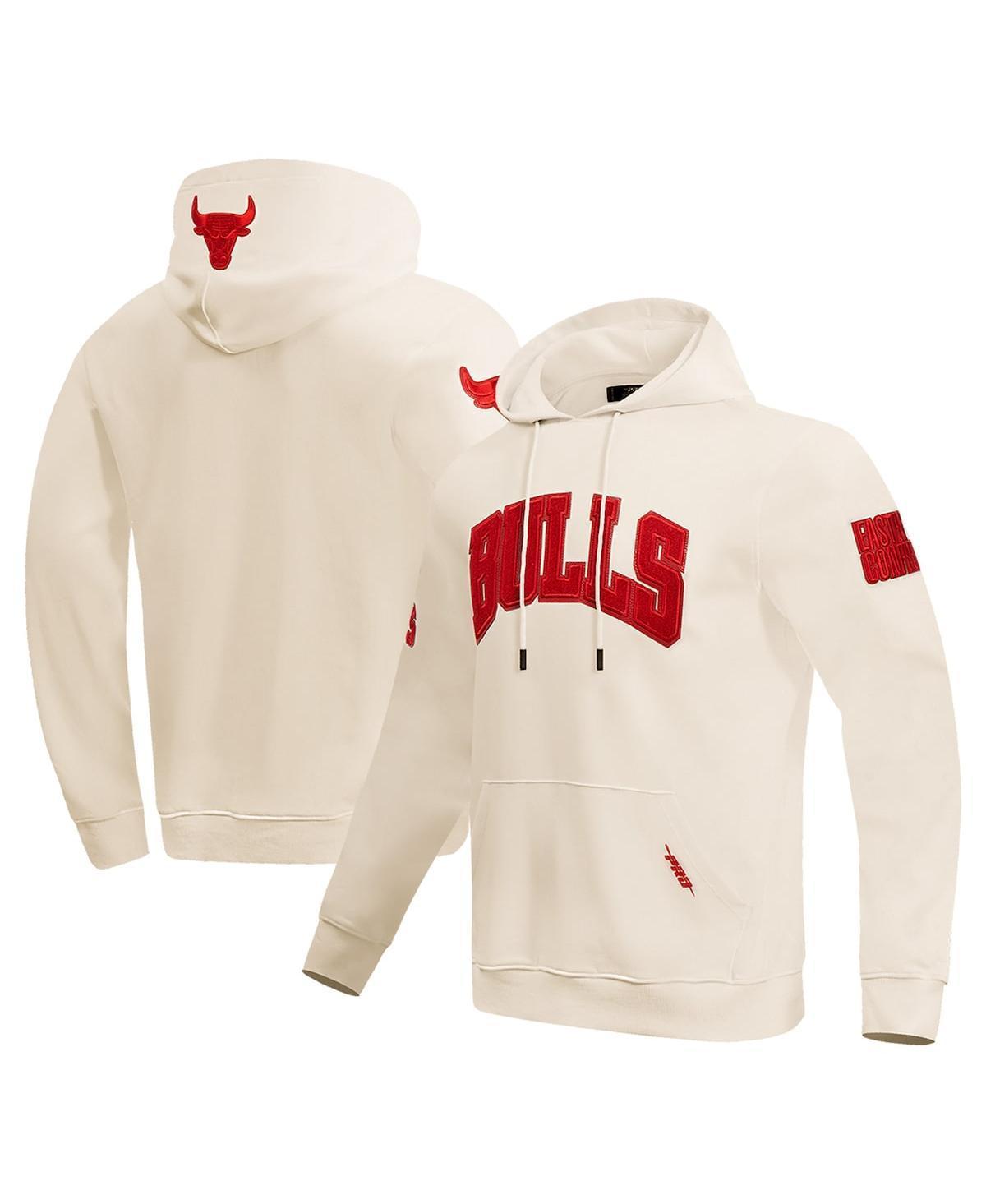 Pro Standard Mens Chicago Bulls Triple Tonal Dk Pullover Hoodie Product Image