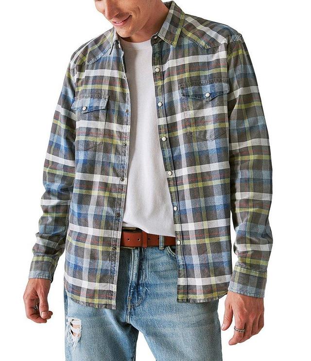 Lucky Brand Long Sleeve Plaid Shirt Product Image