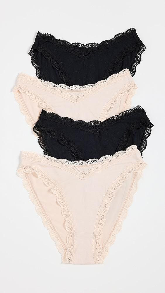 Stripe & Stare Dipped Knickers 4 Pack | Shopbop Product Image