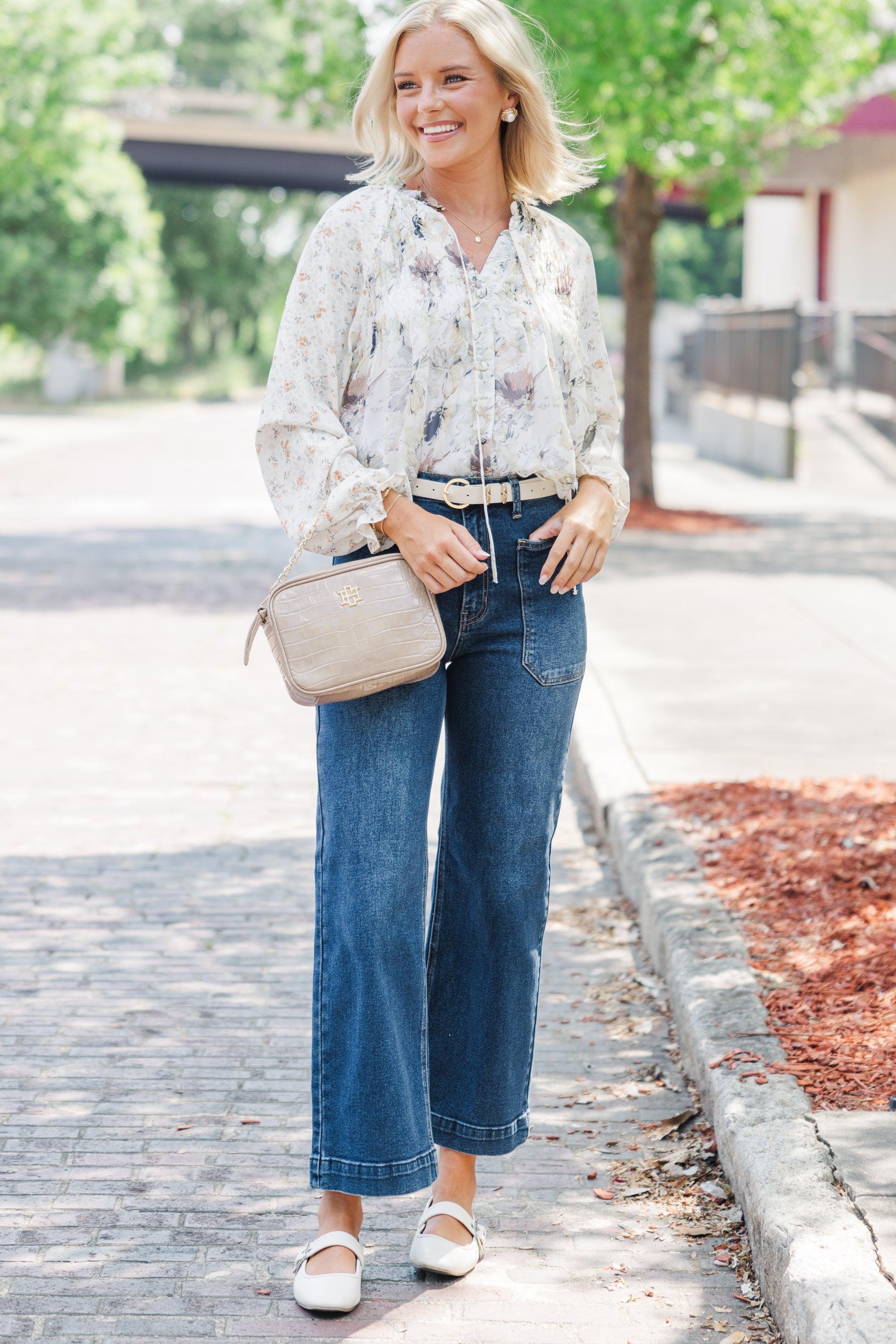 See This Day Yellow Floral Blouse Female Product Image