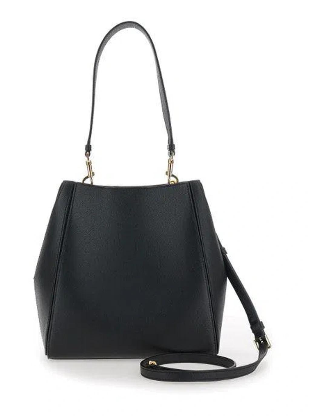 TORY BURCH Mcgraw Bucket Handbag In Black Product Image