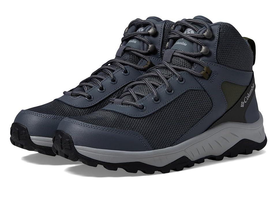 Columbia Trailstorm Ascend Mid Waterproof (Graphite/Nori) Men's Shoes Product Image