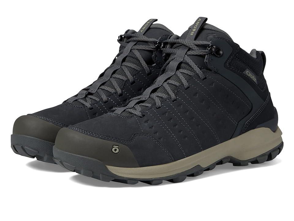 Oboz Men's Sypes Mid Leather B-Dry Shoe Gunmetal Product Image