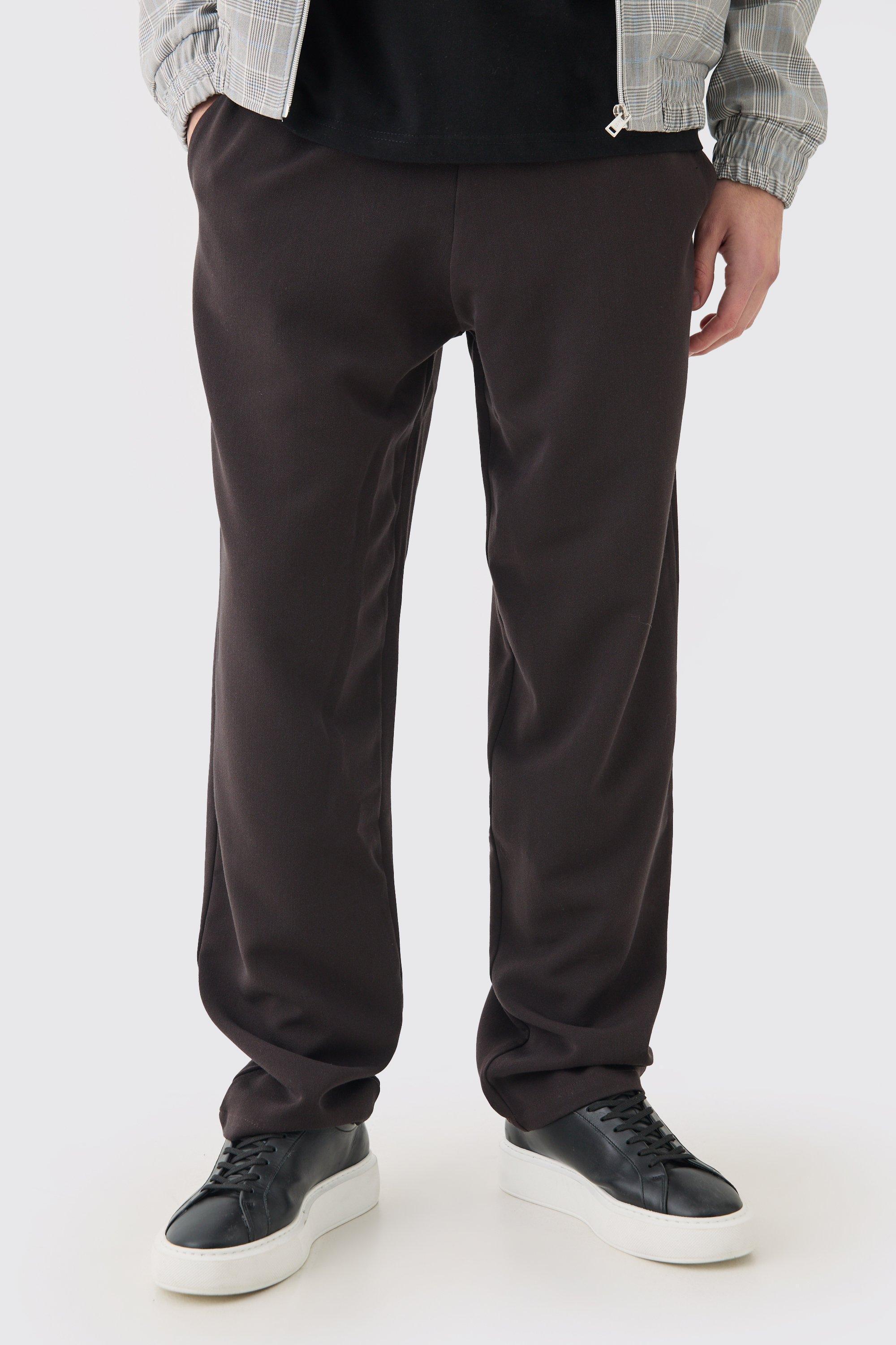 Drawcord Waist Straight Pants | boohooMAN USA Product Image