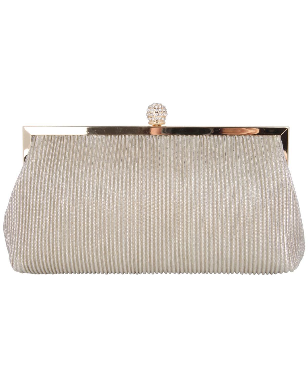 Nina Aneka Pleated Shine Clutch Product Image