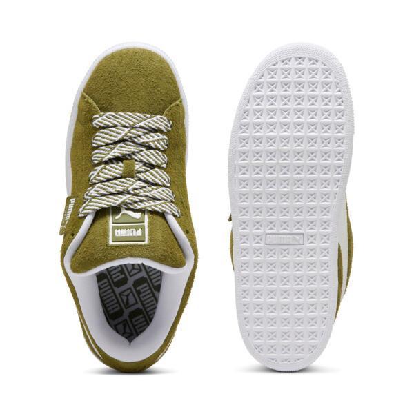 PUMA Suede XL Soft Women's Sneakers in Olive Green/White Product Image