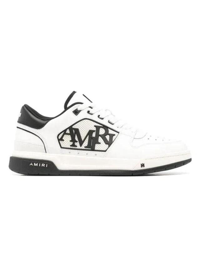 Men's Classic Low Sneaker In White,black Product Image