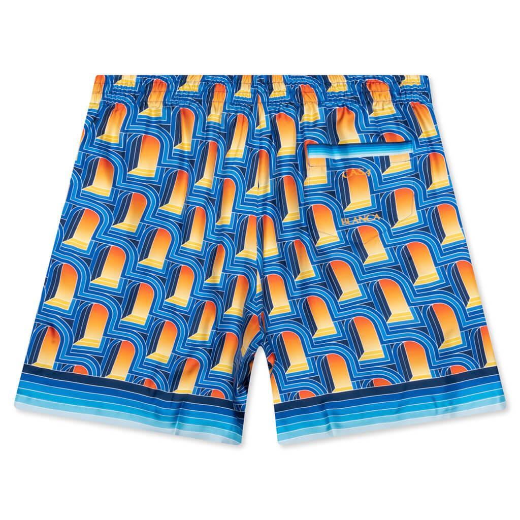 L'Arche De Nuit Silk Shorts - Multi Male Product Image