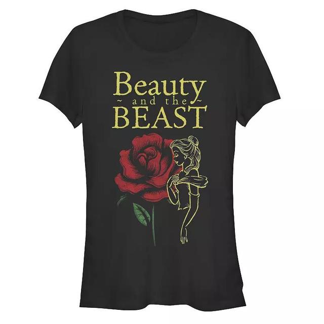 Disneys Sleeping Beauty Maleficent Womens Evil Gaze Portrait Tee, Girls Product Image