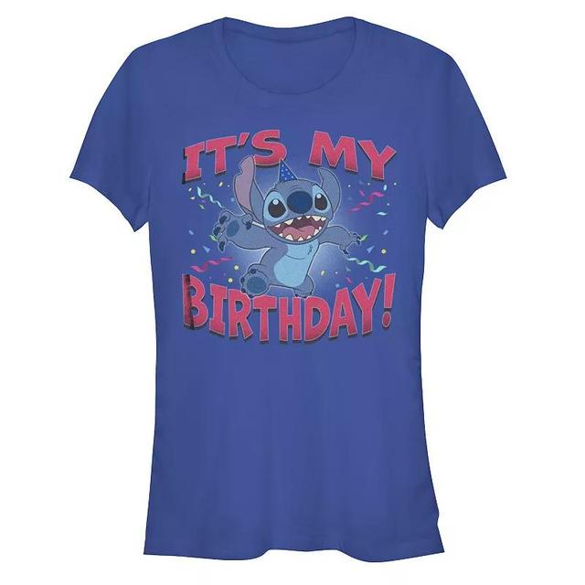 Disneys Lilo & Stitch Womens Its My Birthday Stitch Tee, Girls Product Image