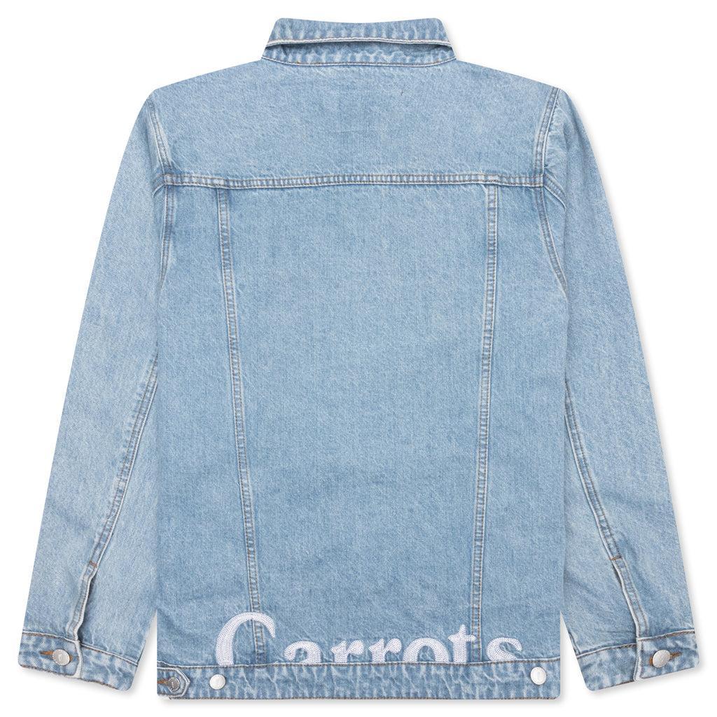 Wordmark Denim Jacket - Blue Male Product Image