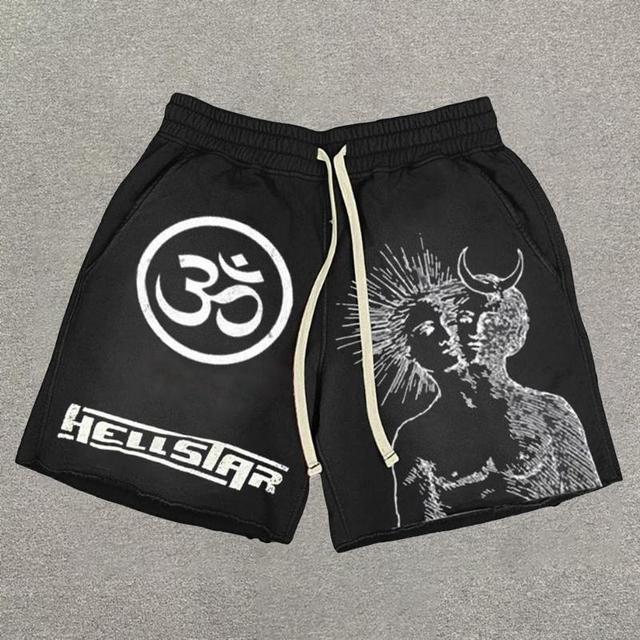 Sopula Vintage Hellstar Graphic Casual Fashion Shorts Product Image