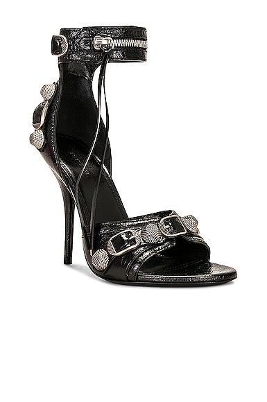 Balenciaga Cagole Sandal in Black Product Image