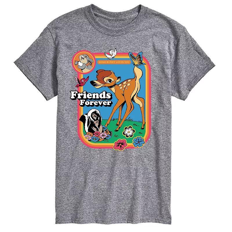 Disneys Bambi Big & Tall Friends Forever Graphic Tee, Mens Product Image