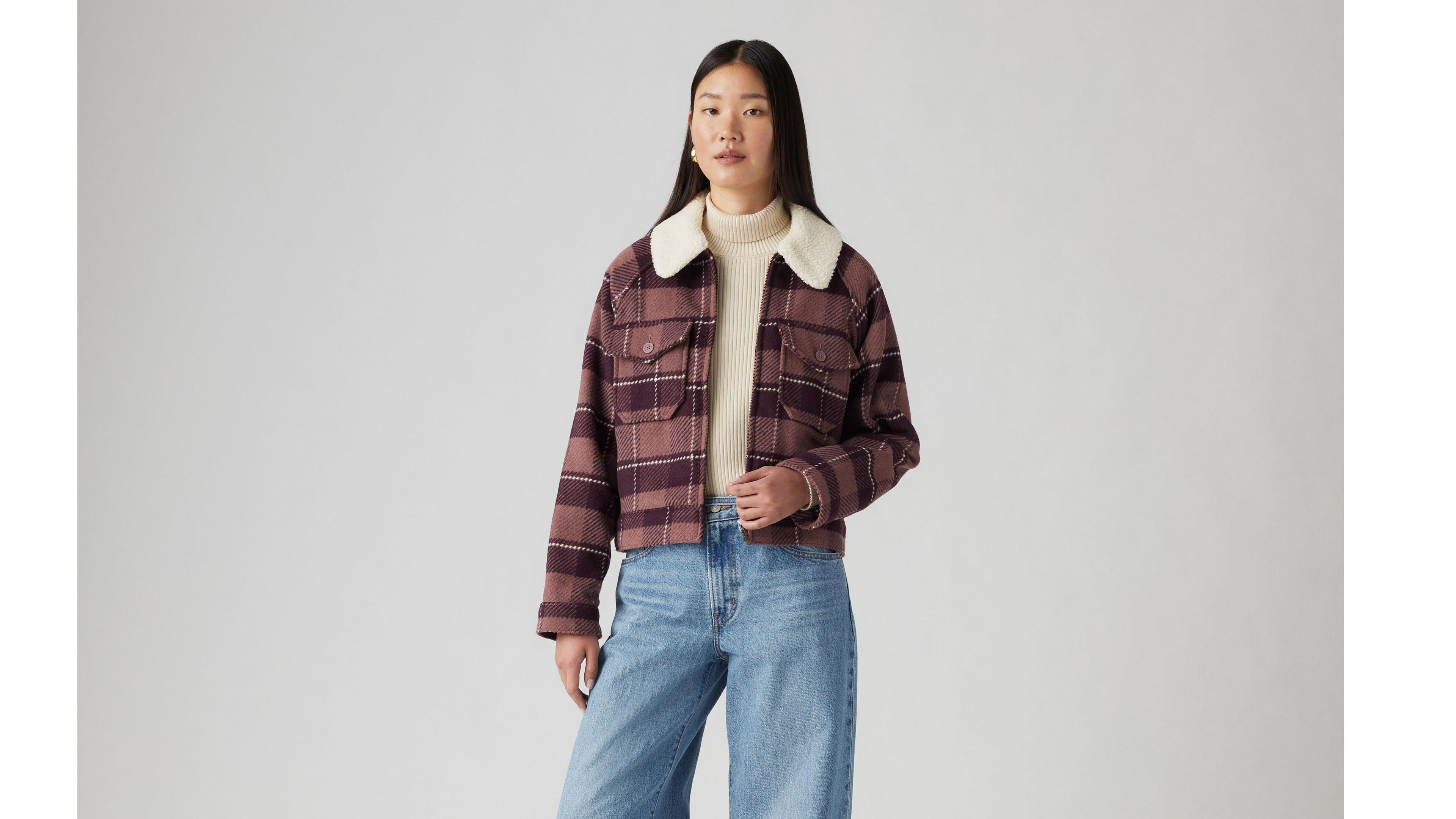 Shrunken '90s Flannel Jacket Product Image