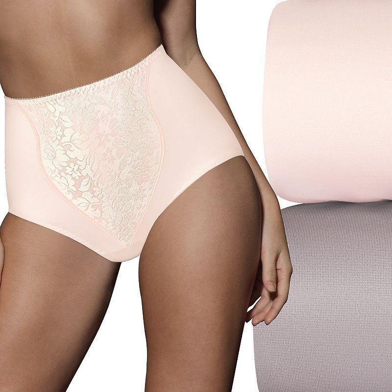 Womens Bali 2-pack Light Control Lace Shaping Brief Panty Set X372 Product Image