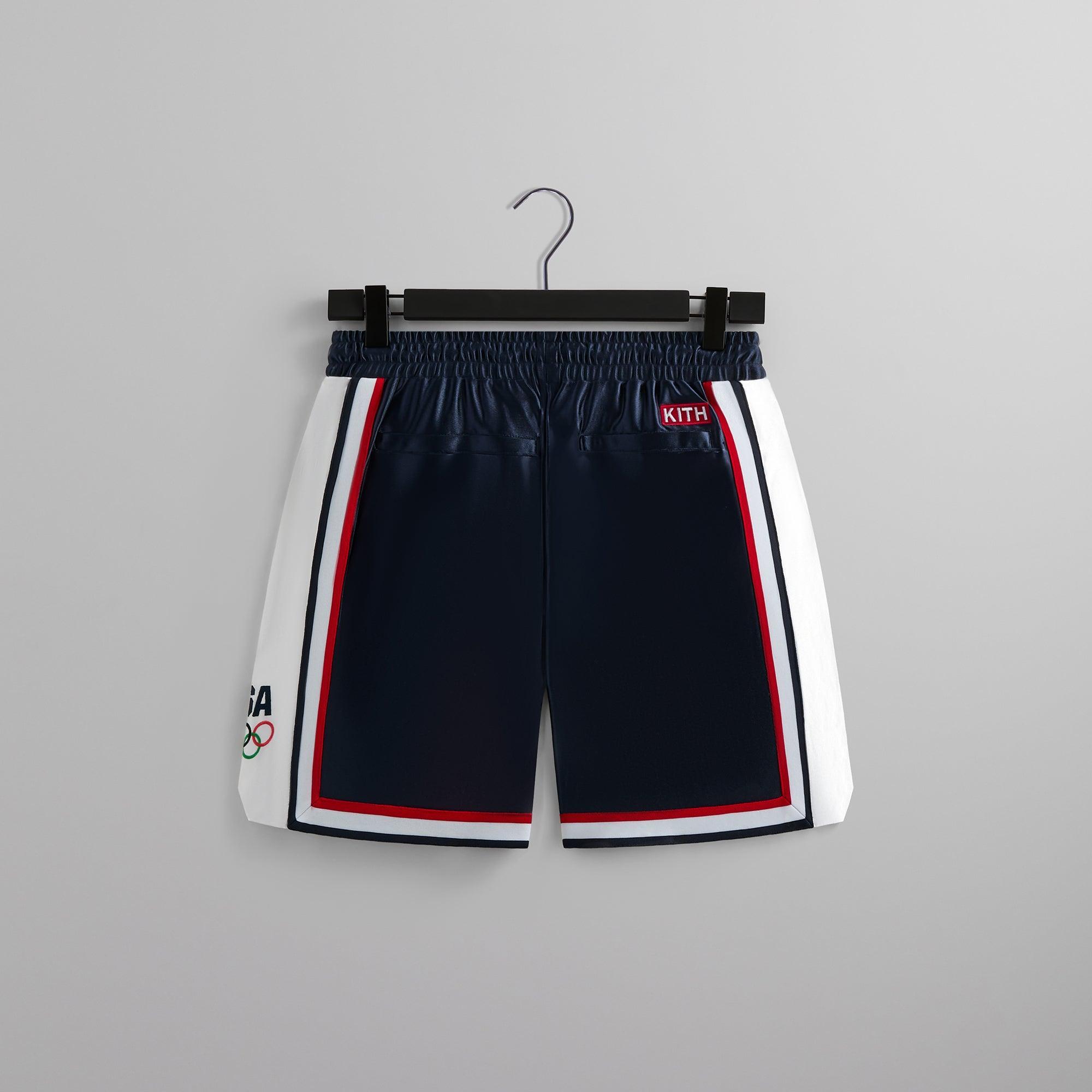 Kith for Team USA Faille Jersey Ryan Short - Nocturnal Male Product Image