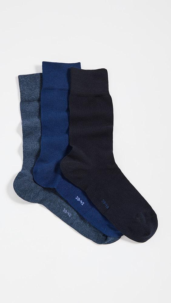 Falke Happy Crew Socks 3 Pack | Shopbop Product Image