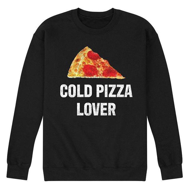 Mens Cold Pizza Lover Fleece Sweatshirt Product Image