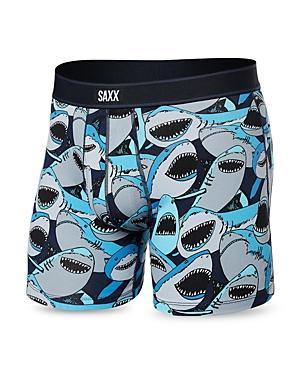 Saxx Daytripper Relaxed Fit Shark Print Boxer Briefs Product Image