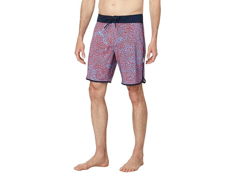 Volcom Lido Print Scallop Mod 19 (Flash ) Men's Swimwear Product Image