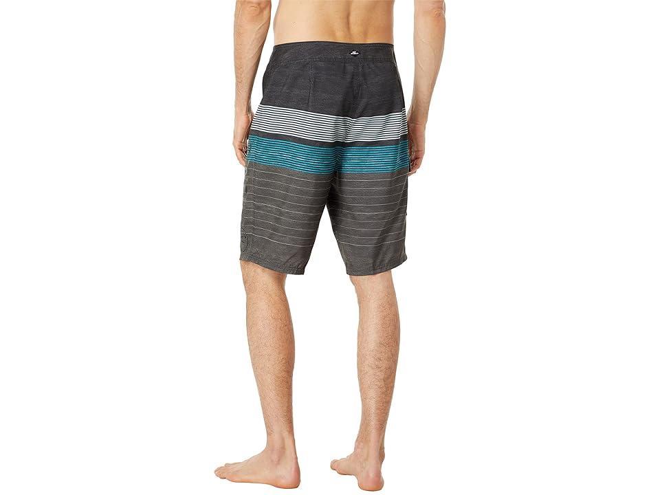 O'Neill Santa Cruz Printed Boardshorts (Black) Men's Swimwear Product Image