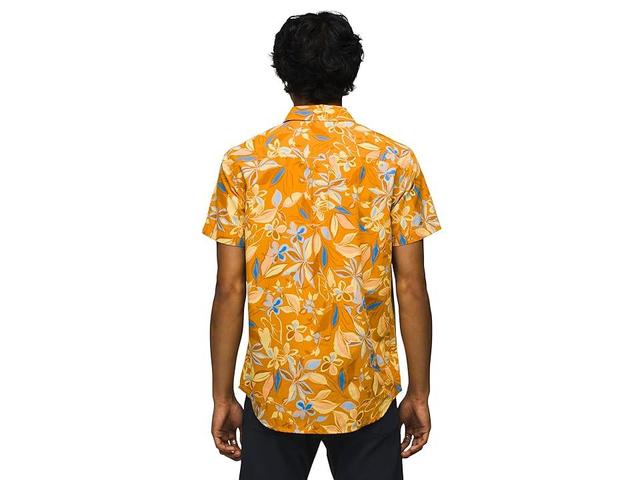 Prana Stimmersee Shirt Standard Slim Fit (Ochre Star Floral) Men's Clothing Product Image