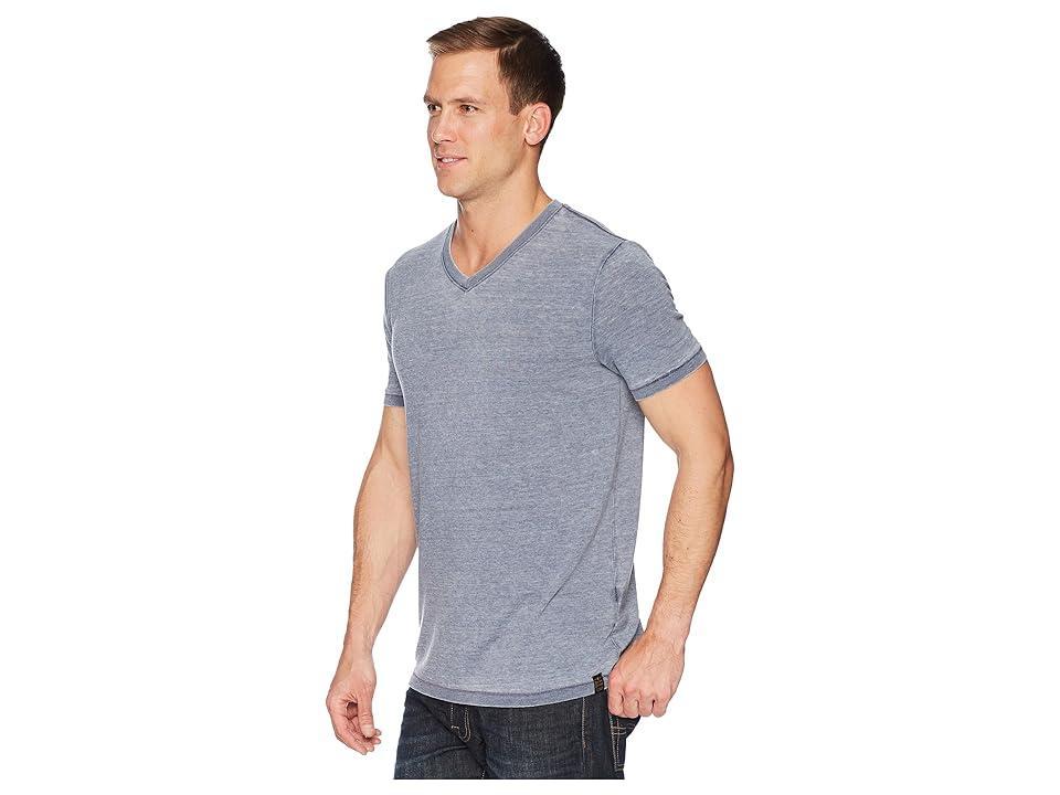 Lucky Brand Mens Burnout V-Neck Short Sleeve T-Shirt Product Image