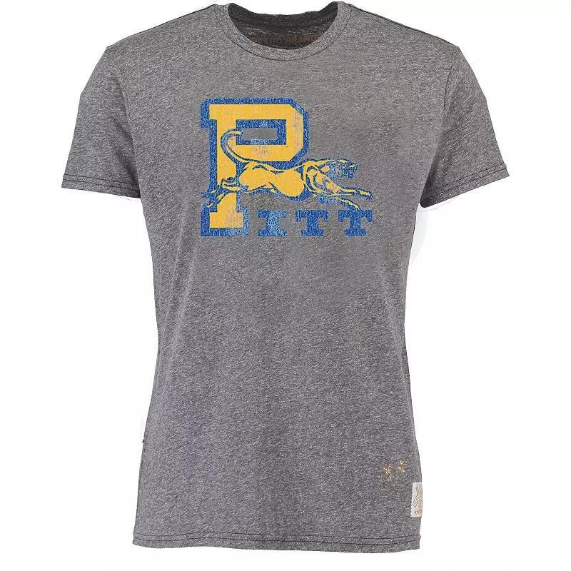 Mens Original Retro Brand Heather Gray Pitt Panthers Vintage Tri-Blend T-Shirt Product Image