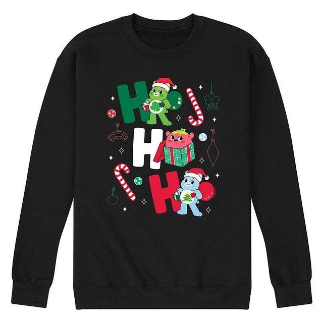 Mens Care Bears Ho Ho Ho Graphic Fleece Pullover Product Image