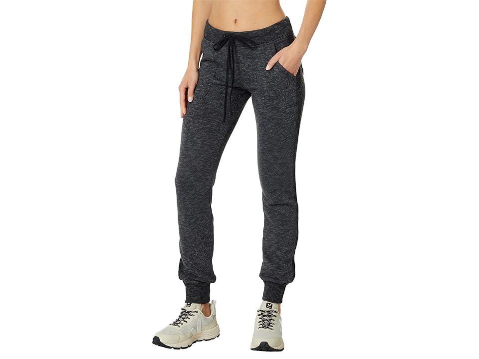 Hard Tail Striped Joggers (Black) Women's Casual Pants Product Image