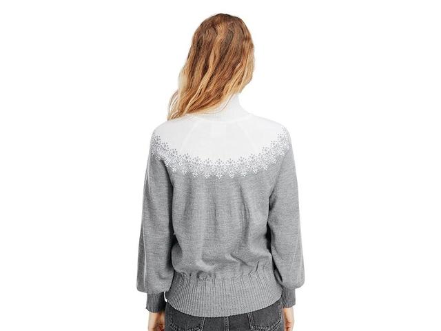 Dale of Norway Isfrid Sweater (Grey/White) Women's Clothing Product Image